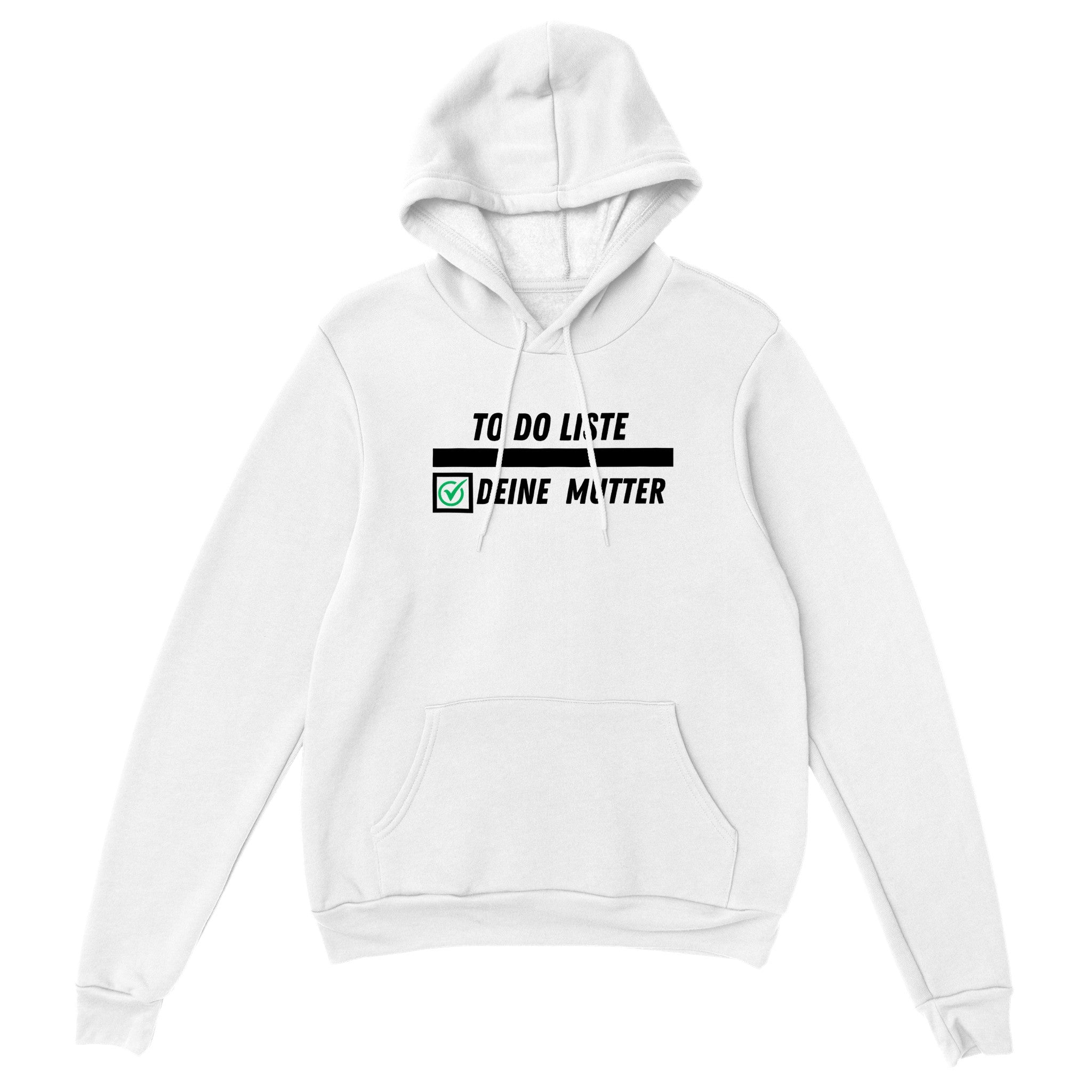 Ein lustiger Hoodie mit humorvollem Aufdruck, das durch seinen Unisex Schnitt an Männern und Frauen gut aussieht. Egal ob als Geschenk oder zum selber tragen, die Reaktionen auf diesen Witzigen Hoodie werden immer unterhaltsam sein.