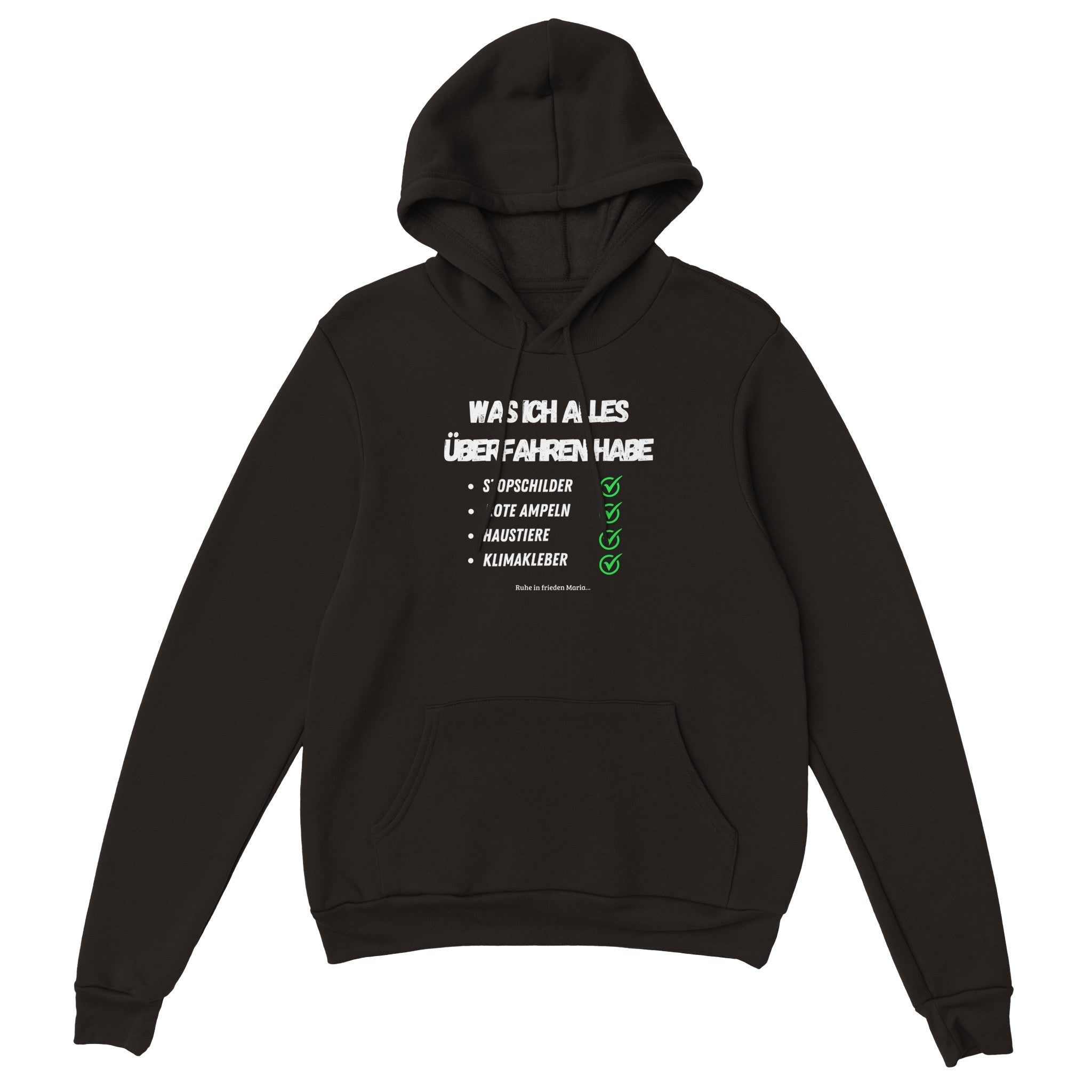 Lustiger Hoodie im Unisex Schnitt, der durch seinen witzigen Aufdruck und seine Passform ein geeignetes Geschenk für Männer und Frauen abgibt. 