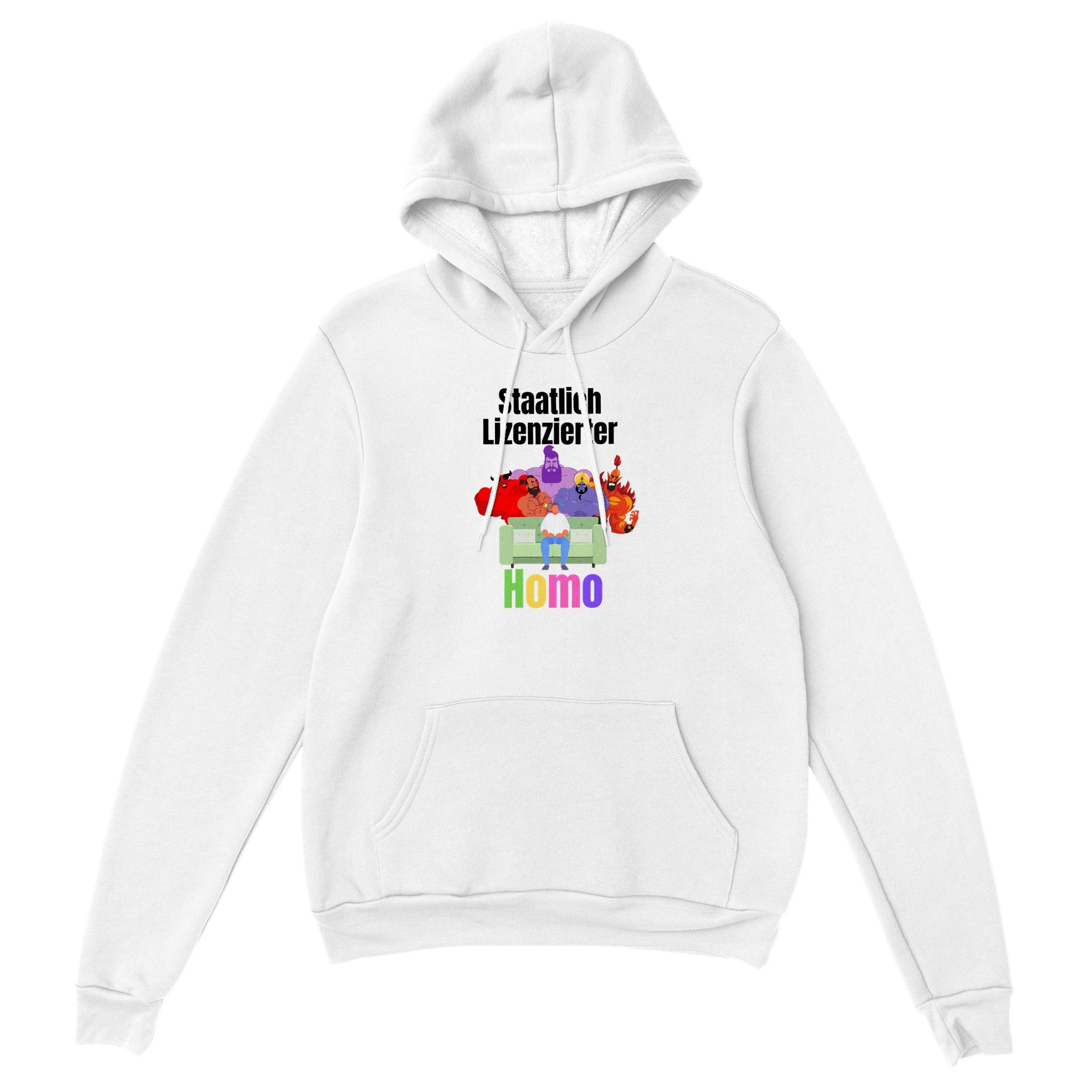 Ein witziger Hoodie mit wasch festem Aufdruck auf der Vorderseite. Der Memehoodie dient als hervorragendes Geschenk für Freunde, da der Unisex Schnitt ermöglicht, Männern und Frauen das Shirt zu tragen.