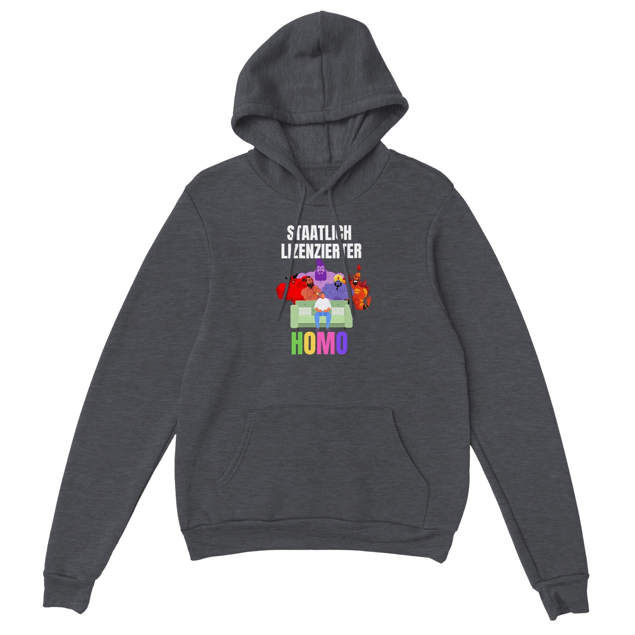 Ein witziger Hoodie mit wasch festem Aufdruck auf der Vorderseite. Der Memehoodie dient als hervorragendes Geschenk für Freunde, da der Unisex Schnitt ermöglicht, Männern und Frauen das Shirt zu tragen.