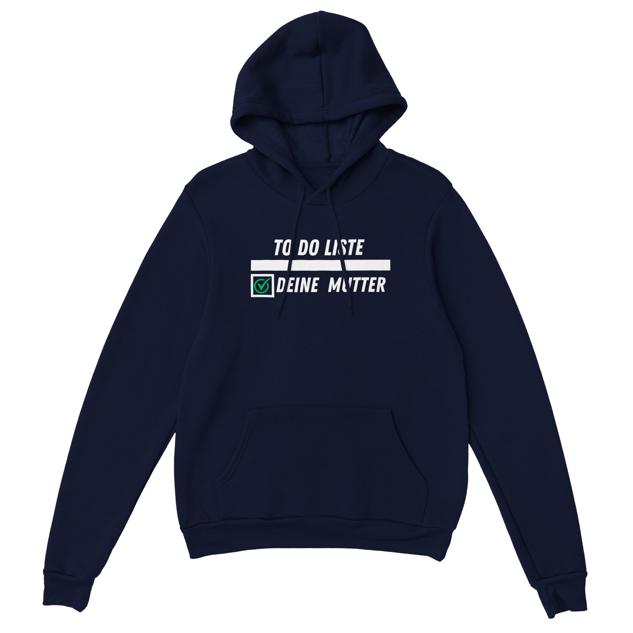 Ein lustiger Hoodie mit humorvollem Aufdruck, das durch seinen Unisex Schnitt an Männern und Frauen gut aussieht. Egal ob als Geschenk oder zum selber tragen, die Reaktionen auf diesen Witzigen Hoodie werden immer unterhaltsam sein.