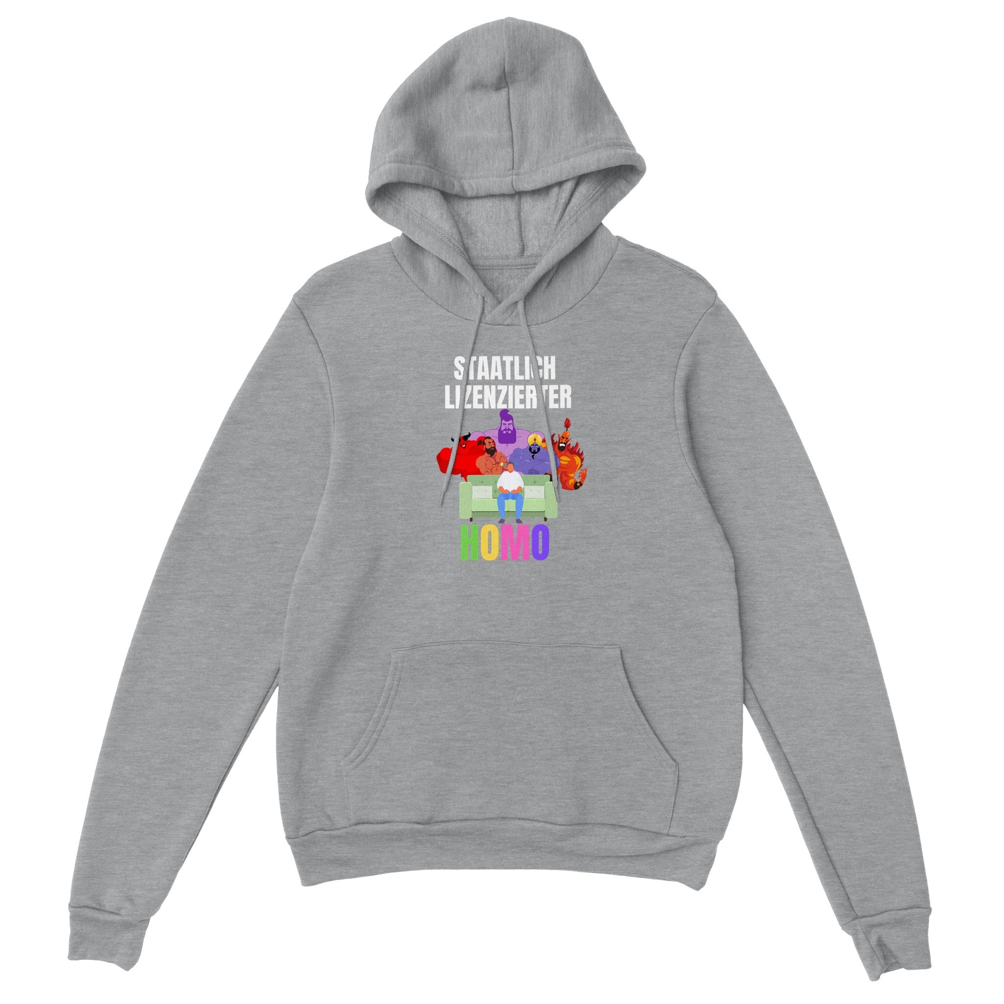 Ein witziger Hoodie mit wasch festem Aufdruck auf der Vorderseite. Der Memehoodie dient als hervorragendes Geschenk für Freunde, da der Unisex Schnitt ermöglicht, Männern und Frauen das Shirt zu tragen.