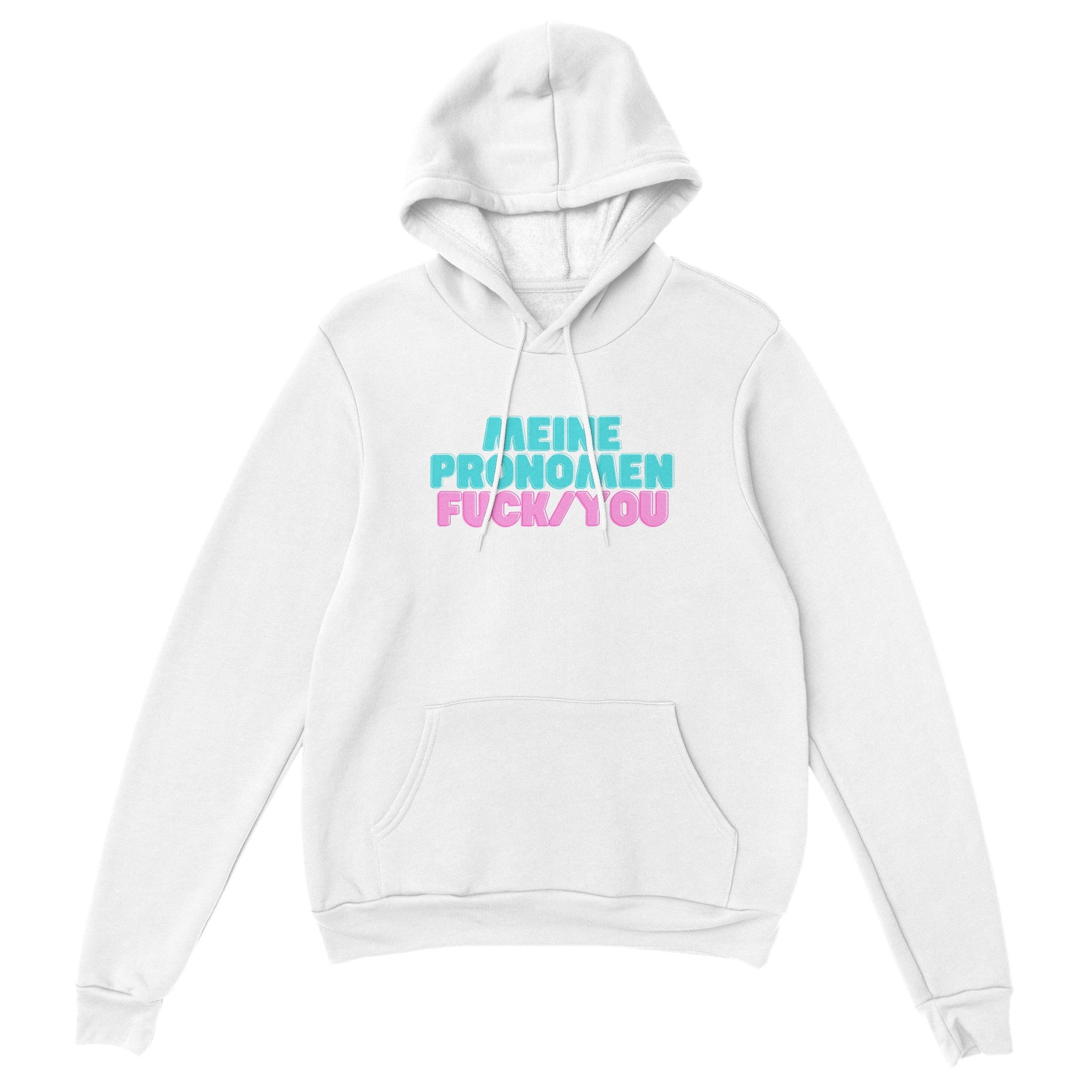 Lustiger Goodshirts Hoodie mit wasch festem Aufdruck auf der Vorderseite. Der Unisex Schnitt macht den Hoodie für Männer und Frauen tragbar. Der witzige Hoodie ist somit als eine lustige Geschenkidee für jeden geeignet.